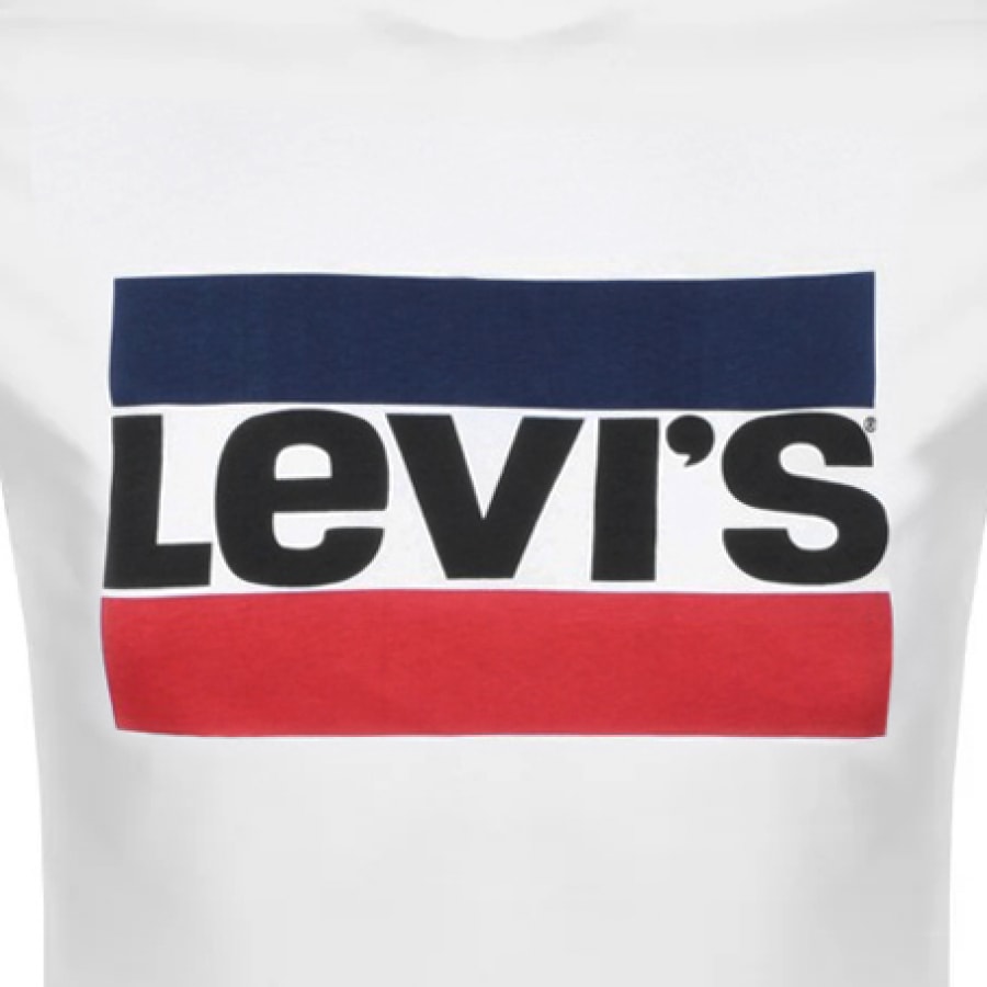 Alternative Image for ProductLevis Crew Neck Sportswear Logo T Shirt White3